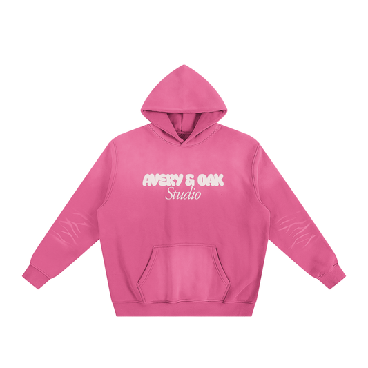 Avery & Oak Studio Sunfaded Unisex Fleeced Hoodie