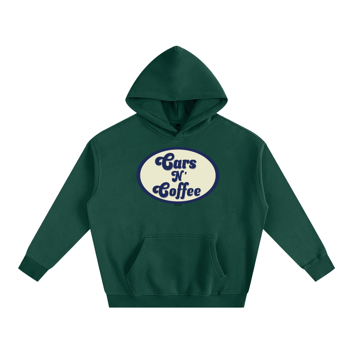 CARS N' COFFEE Oversize Unisex Fleeced Hoodie