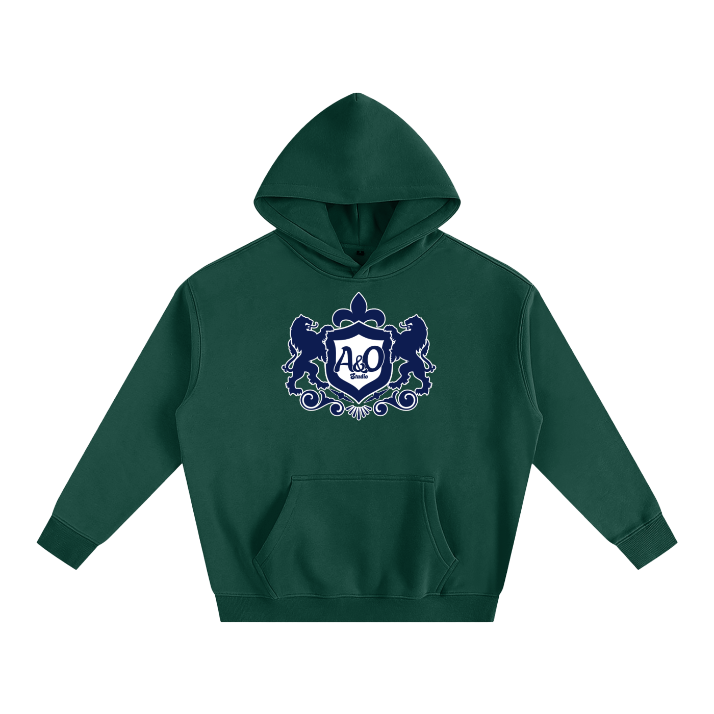 ROYAL CREST A&O STUDIO Oversize Fleeced Hoodie