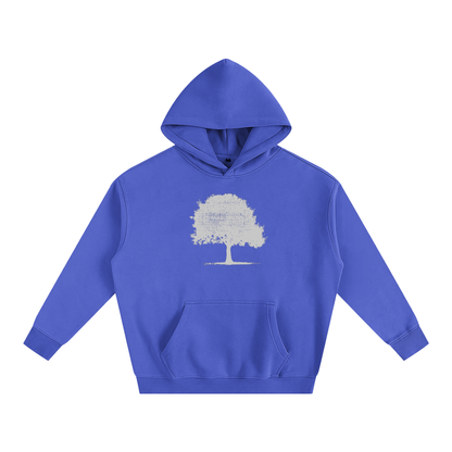 Oak Tree Logo Oversize Fleeced Hoodie