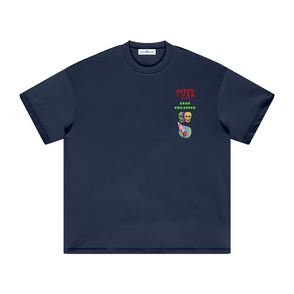 STAY CREATIVE! Heavyweight Earth Tone T-Shirt