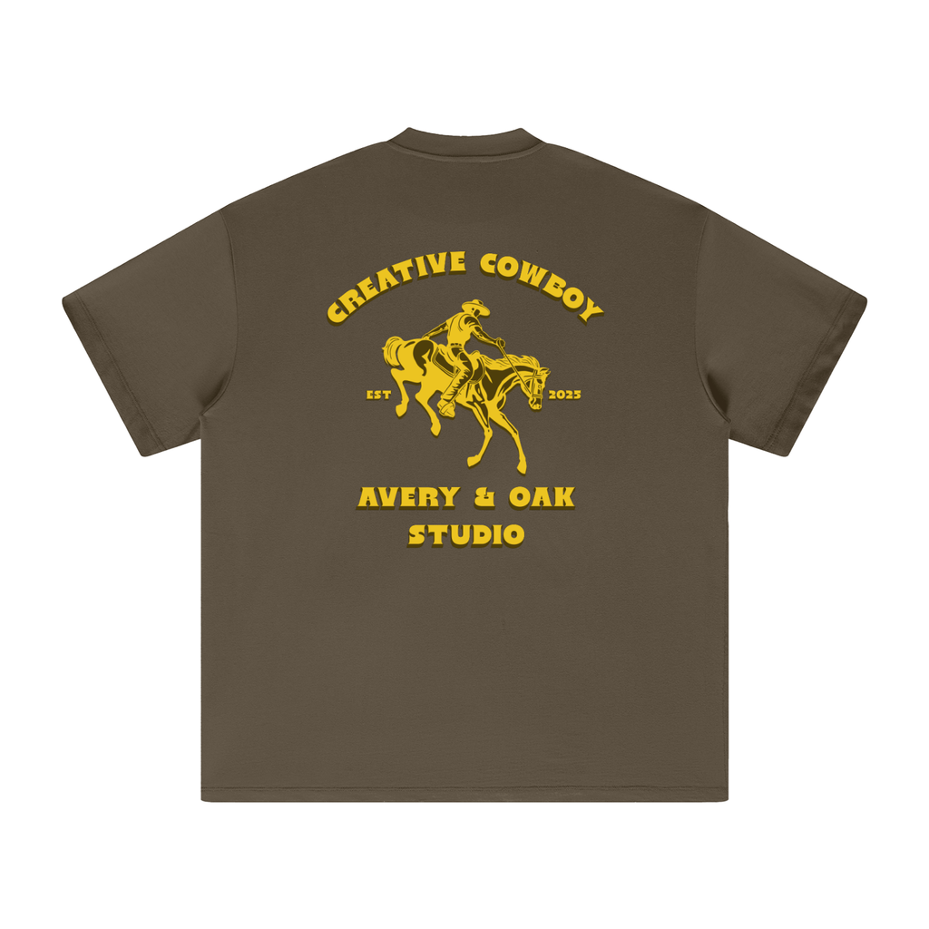 Creative Cowboy Heavyweight Earth Tone T-Shirt