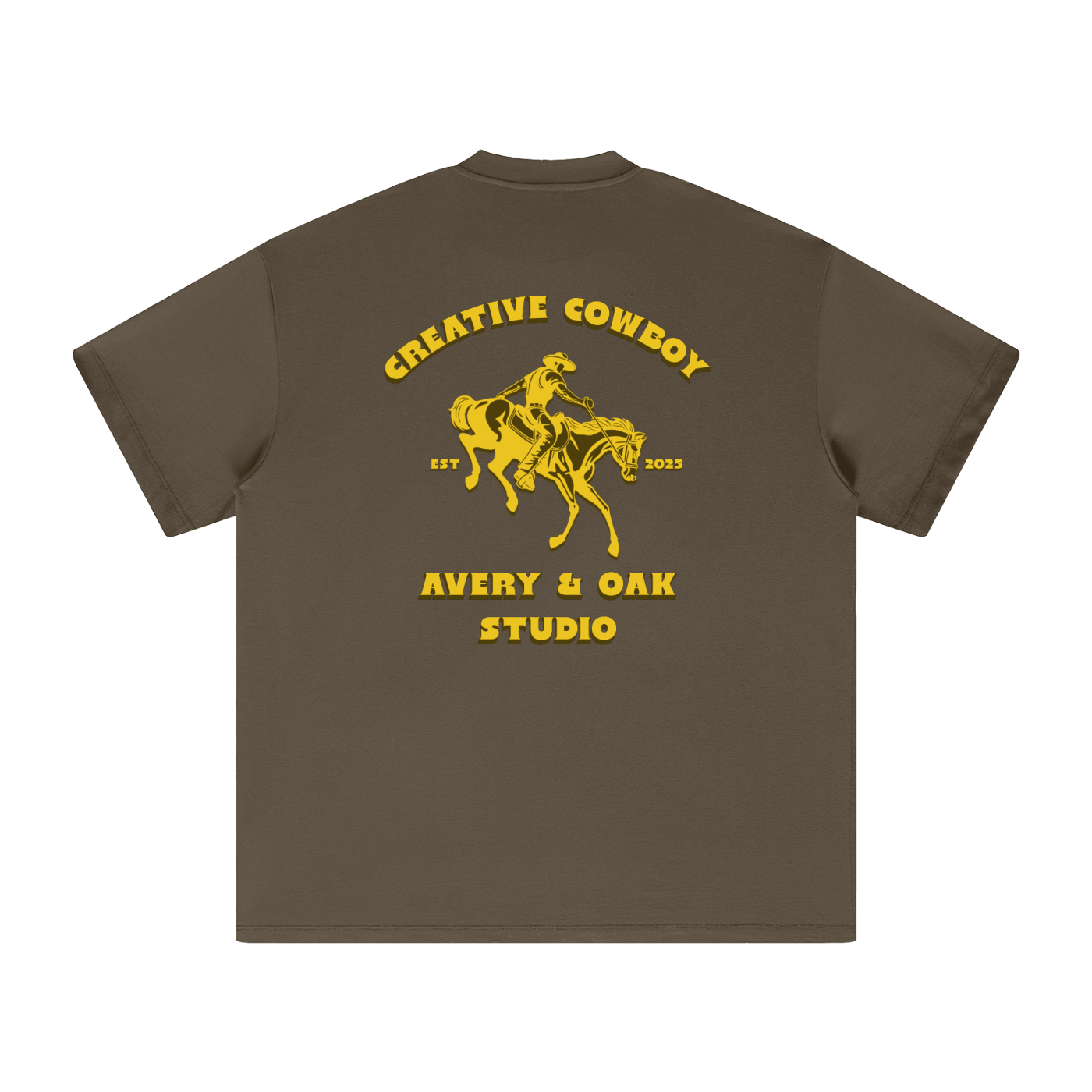 Creative Cowboy Heavyweight Earth Tone T-Shirt