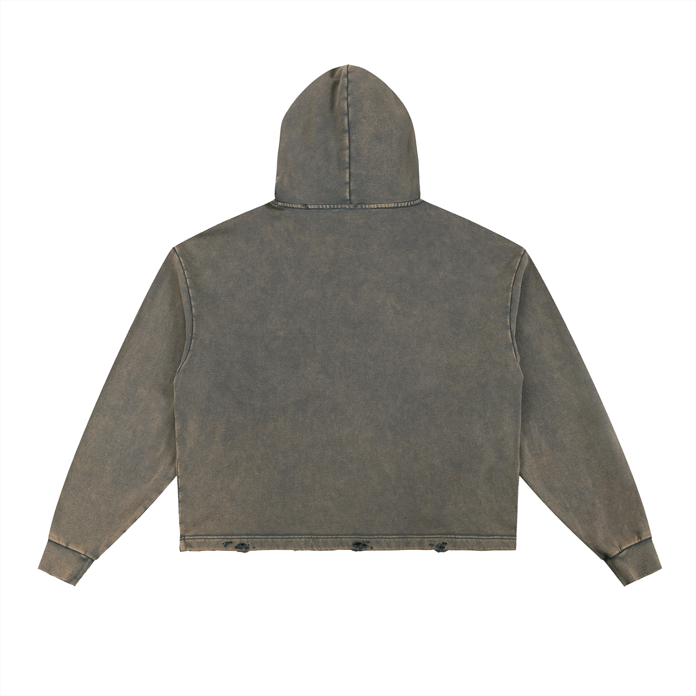 Minimal Traveler Vintage Faded Frayed-Hem Hoodie