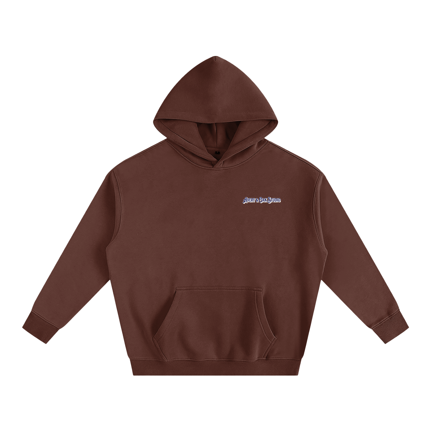 Avery & Oak Studio Small Logo Oversize Fleeced Hoodie