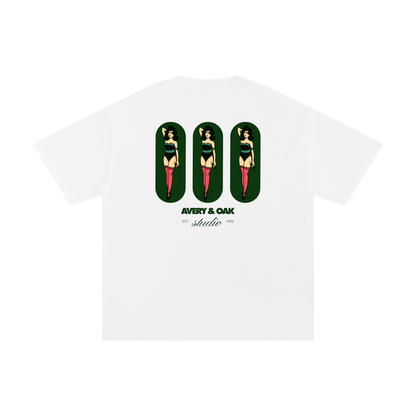 A&O Studio Vintage American Tattoo Girl Unisex T-shirt