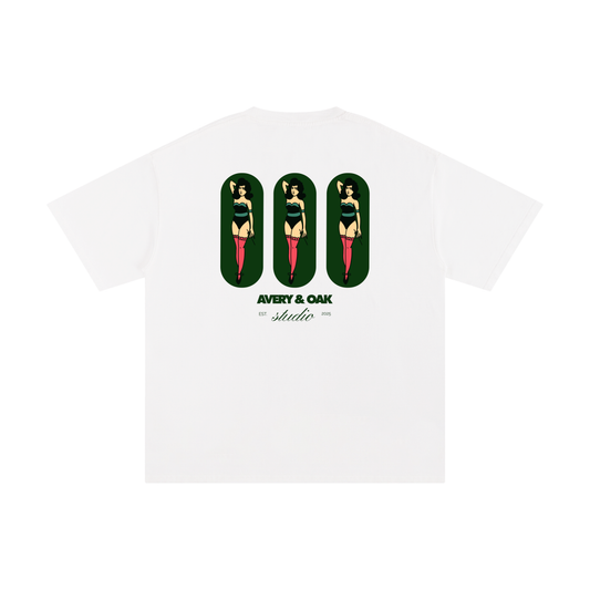 A&O Studio Vintage American Tattoo Girl Unisex T-shirt