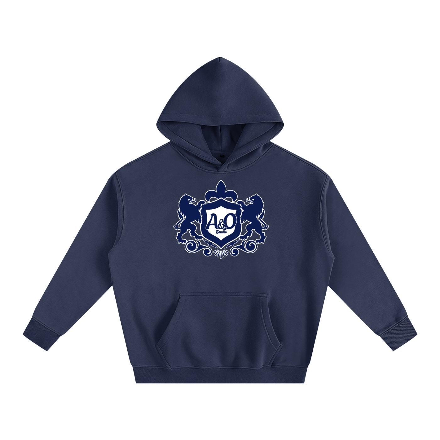 ROYAL CREST A&O STUDIO Oversize Fleeced Hoodie