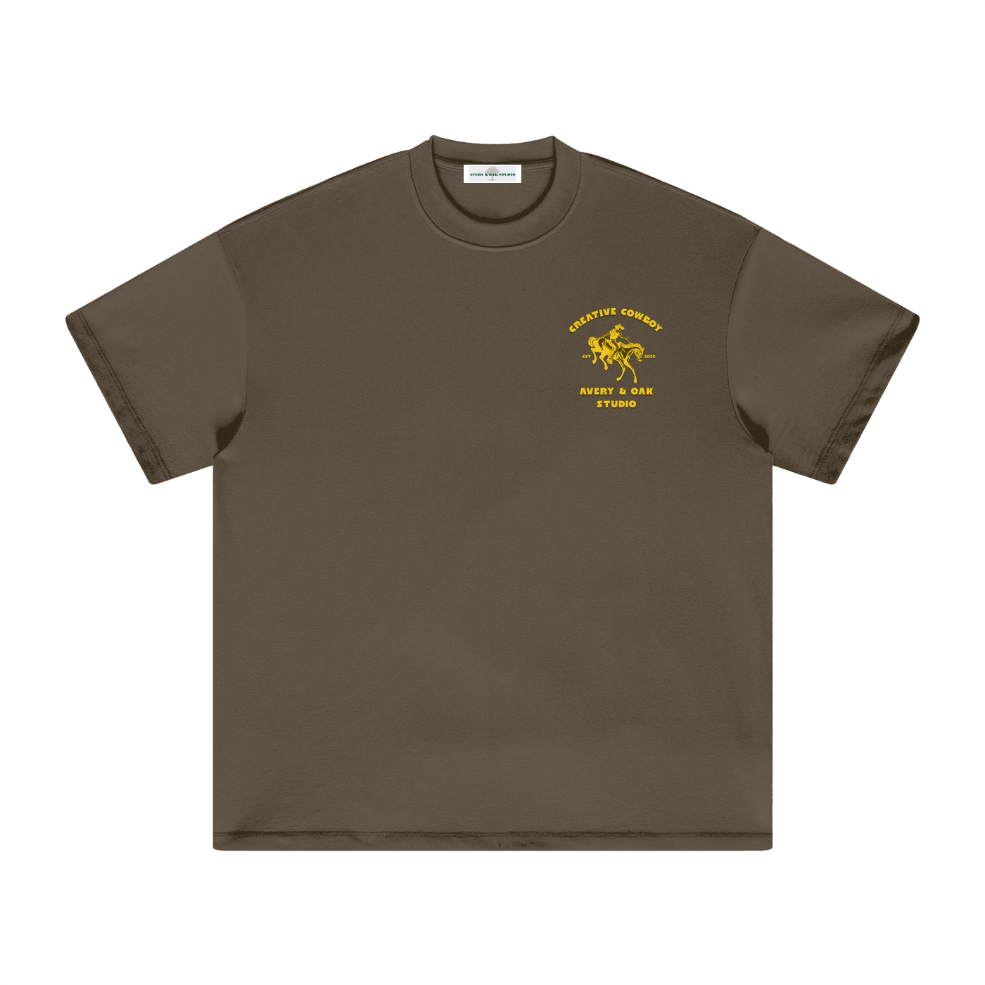 Creative Cowboy Heavyweight Earth Tone T-Shirt