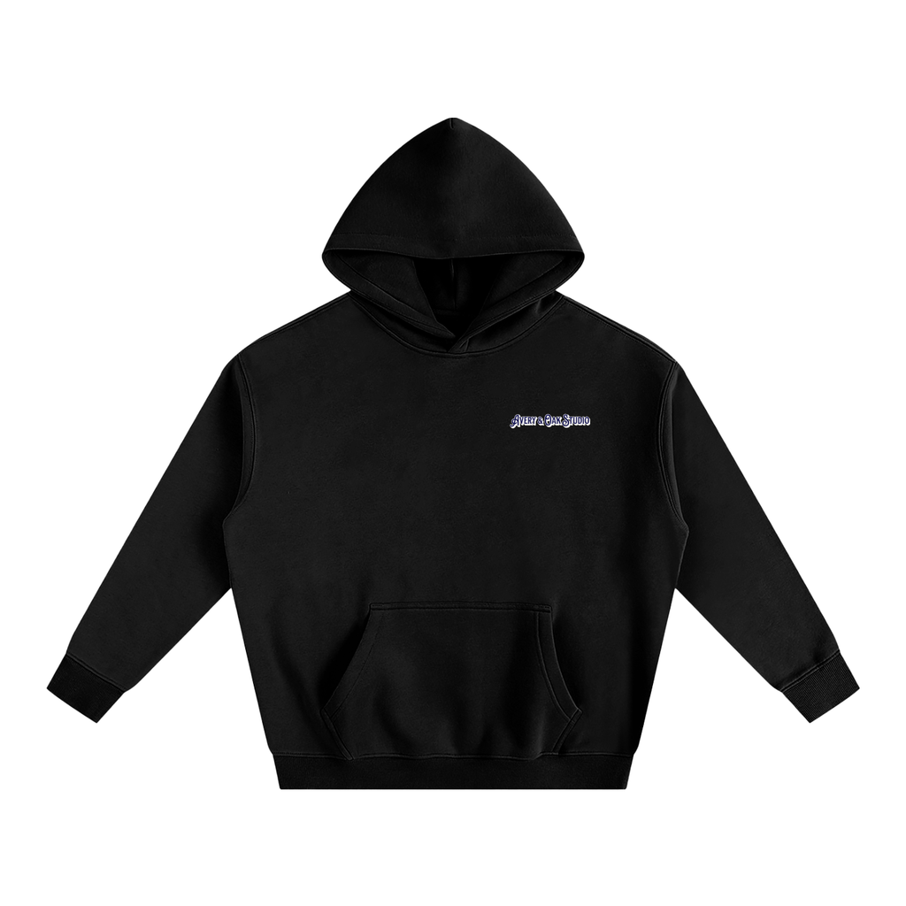 Avery & Oak Studio Small Logo Oversize Fleeced Hoodie