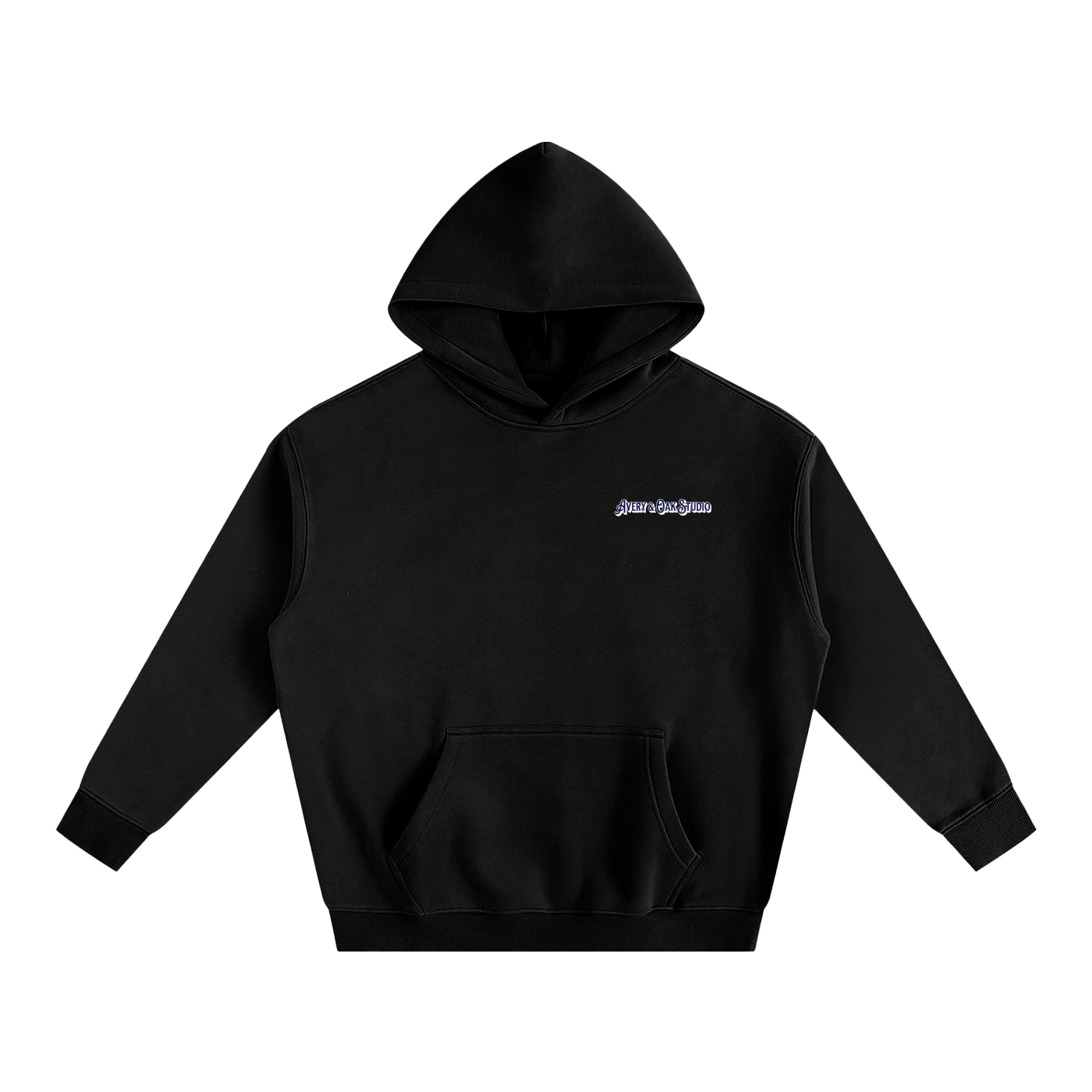 Avery & Oak Studio Small Logo Oversize Fleeced Hoodie
