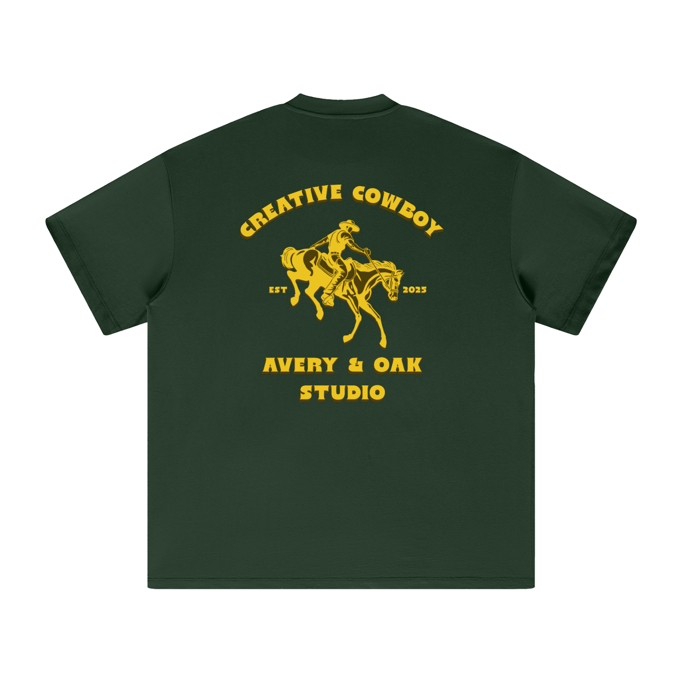 Creative Cowboy Heavyweight Earth Tone T-Shirt