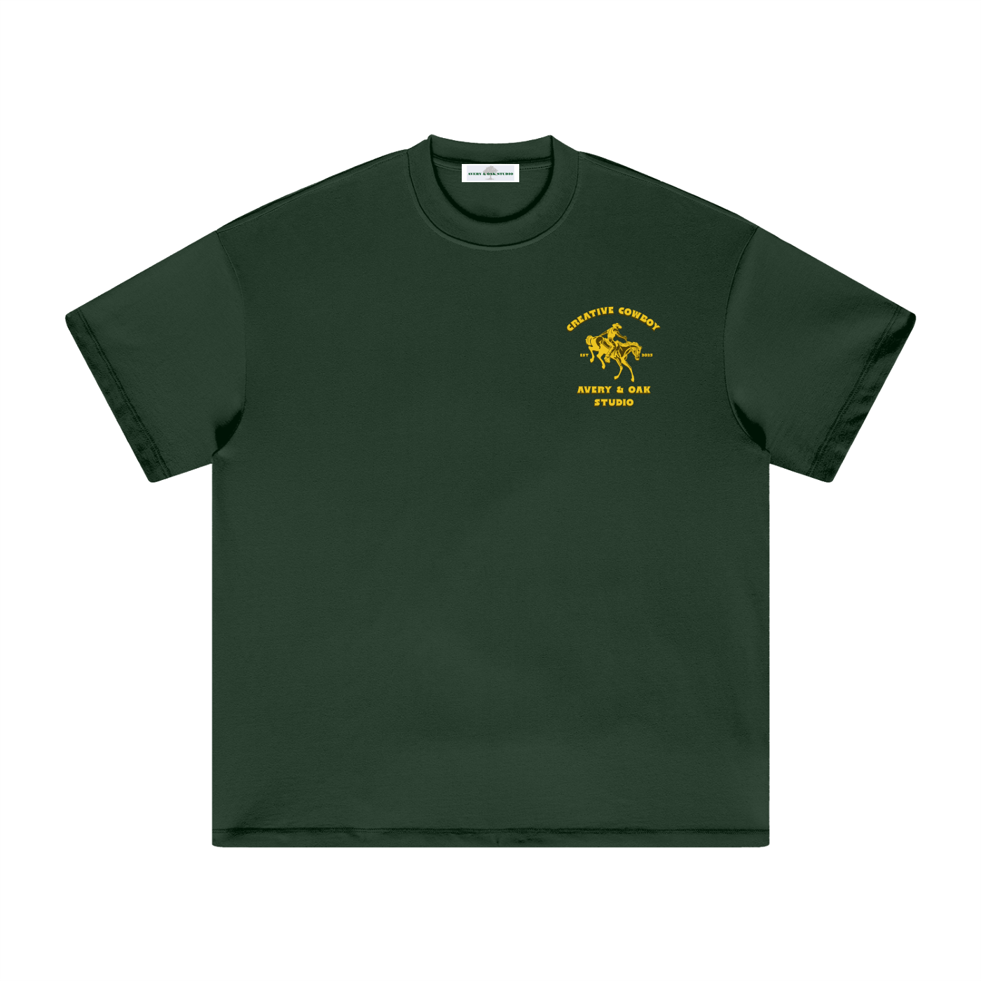 Creative Cowboy Heavyweight Earth Tone T-Shirt