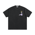 STUDIO EXPERIMENT Heavyweight Vintage Washed Frayed T-Shirt