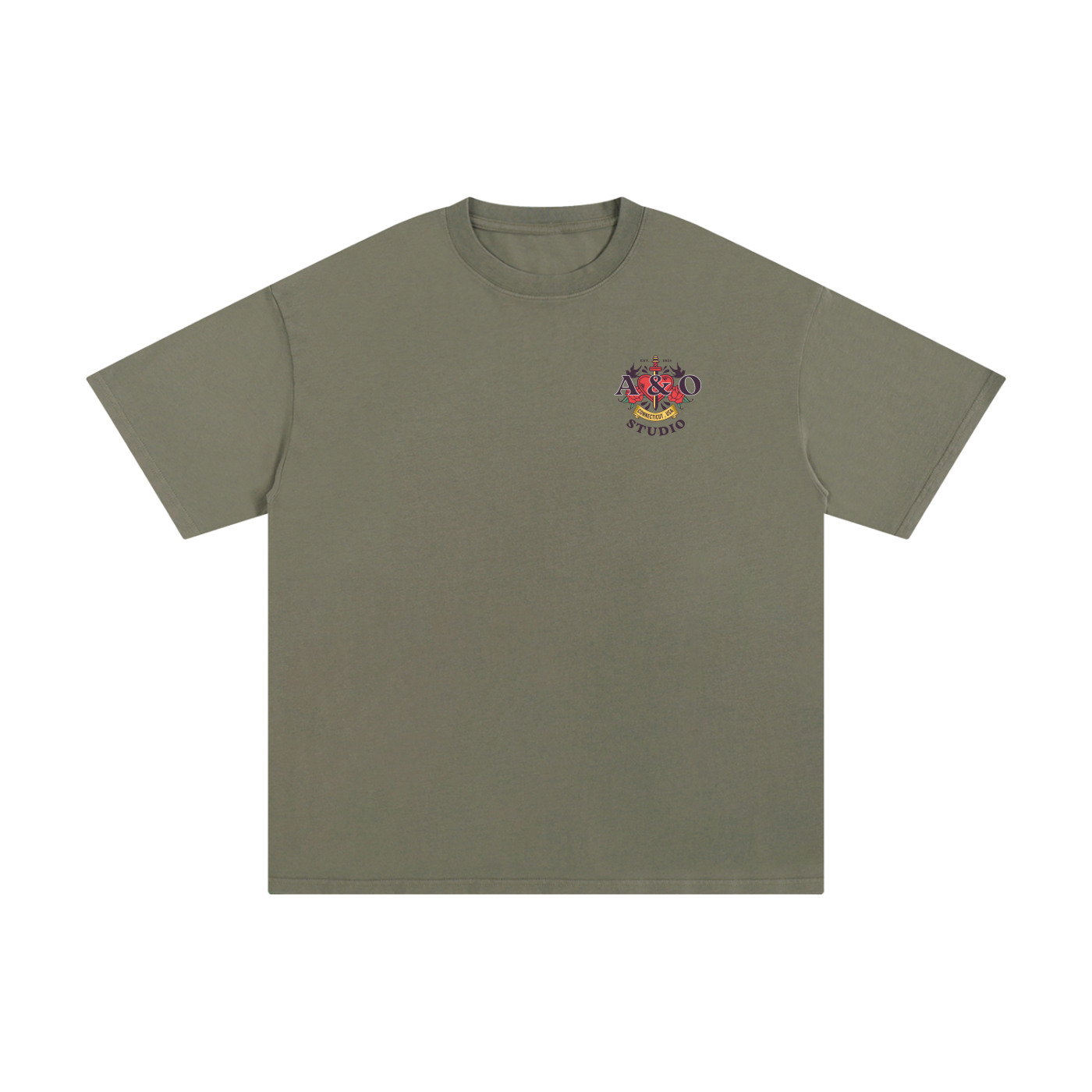 OLD SCHOOL HEART Unisex Cotton T-Shirt