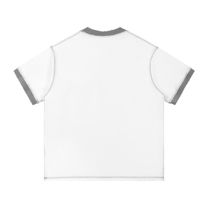 Minimal Traveler Contrast-Stitched Cotton T-Shirt