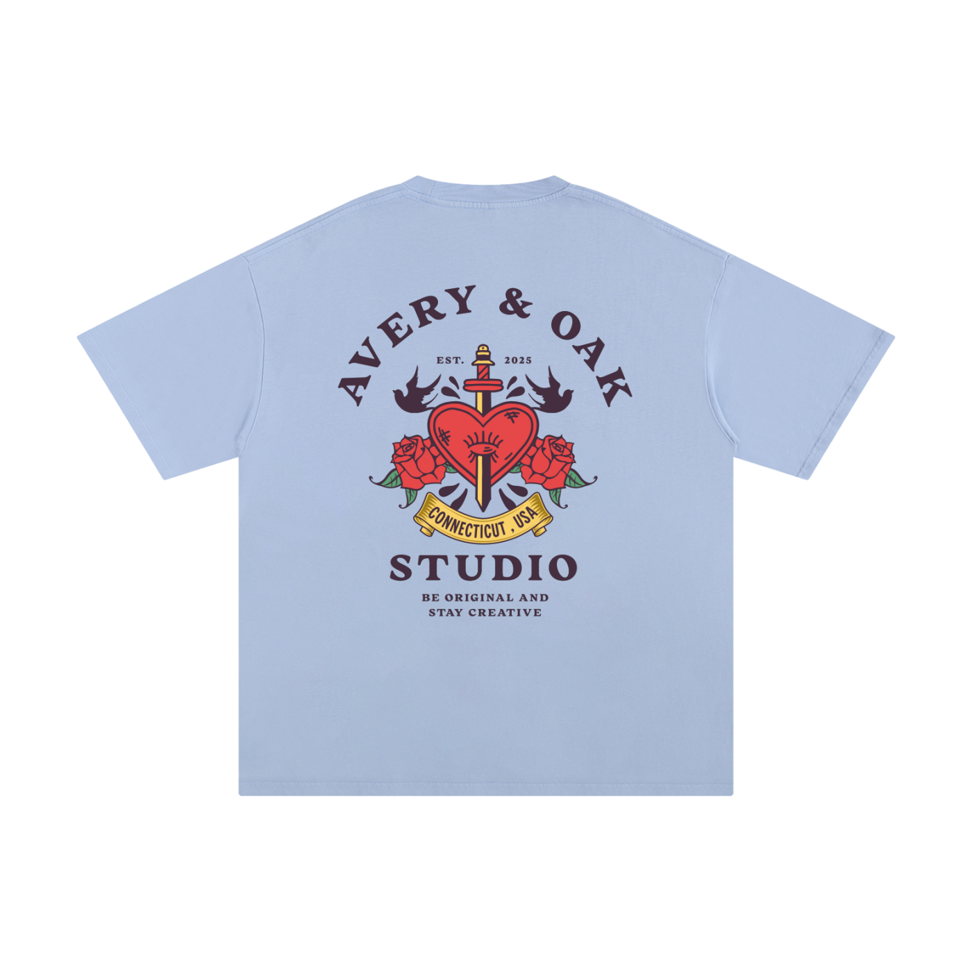 OLD SCHOOL HEART Unisex Cotton T-Shirt