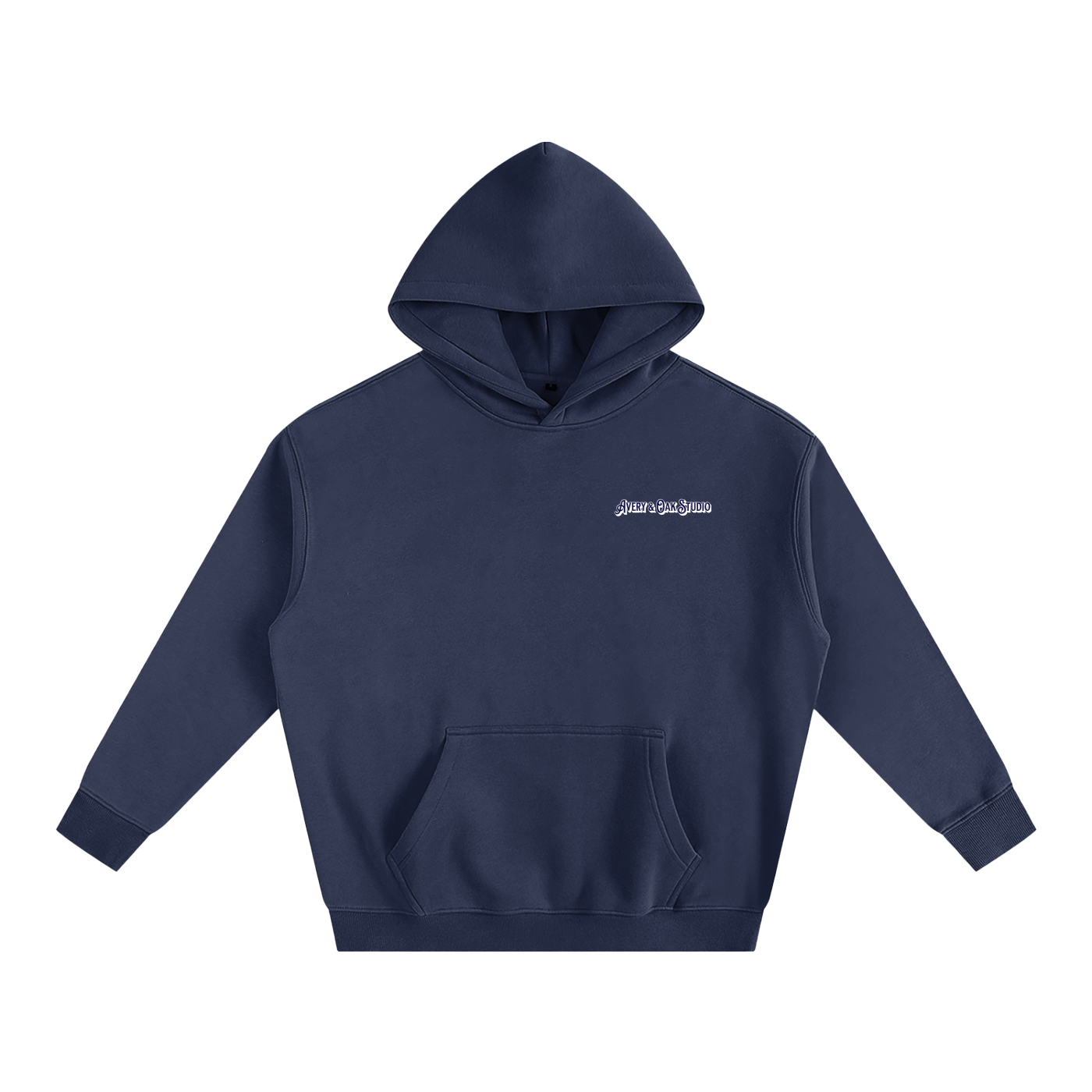 Avery & Oak Studio Small Logo Oversize Fleeced Hoodie