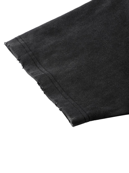 Minimal Traveler Heavyweight Vintage Faded Frayed T-Shirt