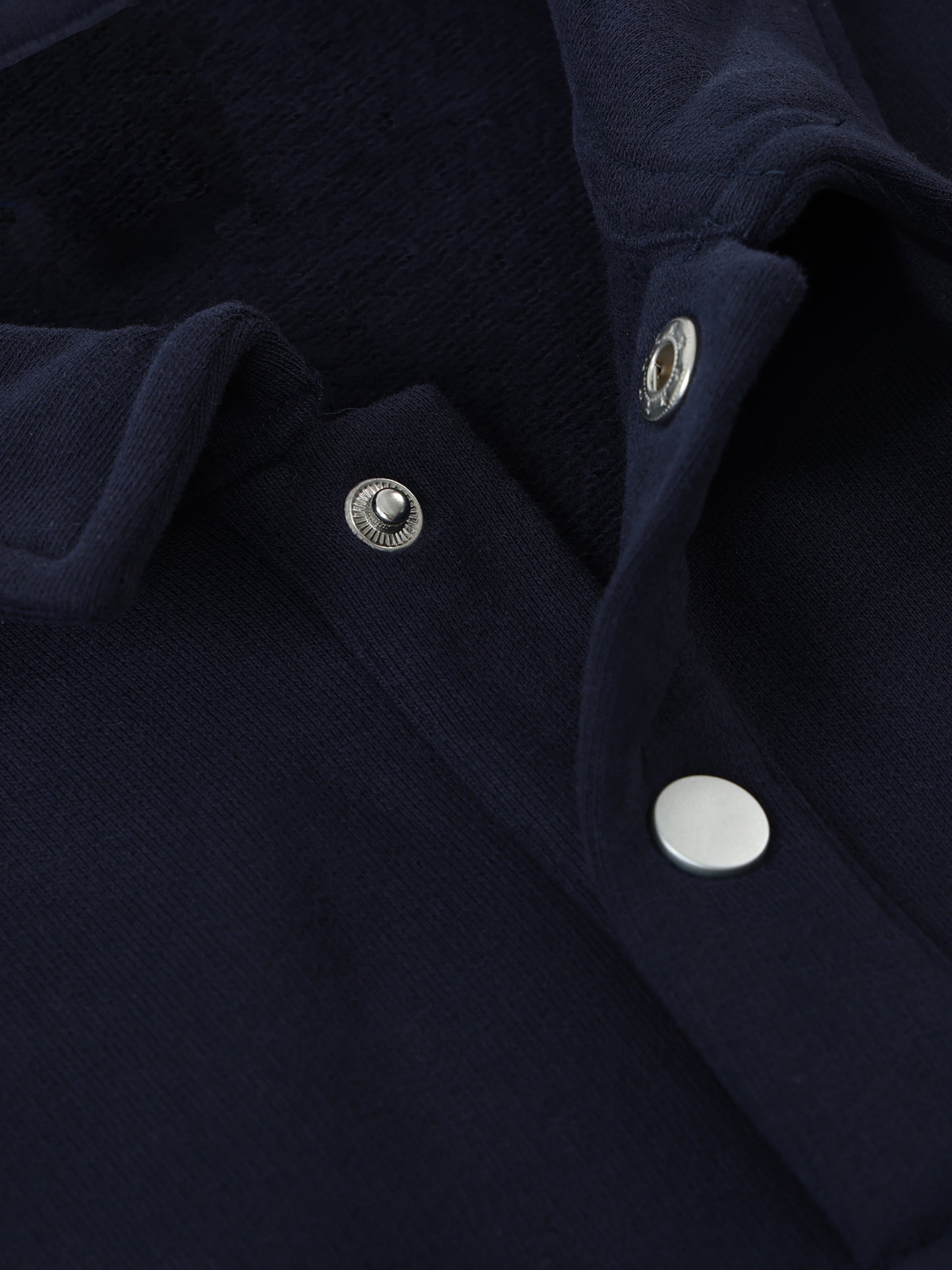 Minimal Traveler Heavyweight Polo-Collar Sweatshirt