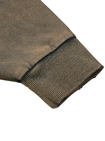 Minimal Traveler Vintage Faded Frayed-Hem Hoodie