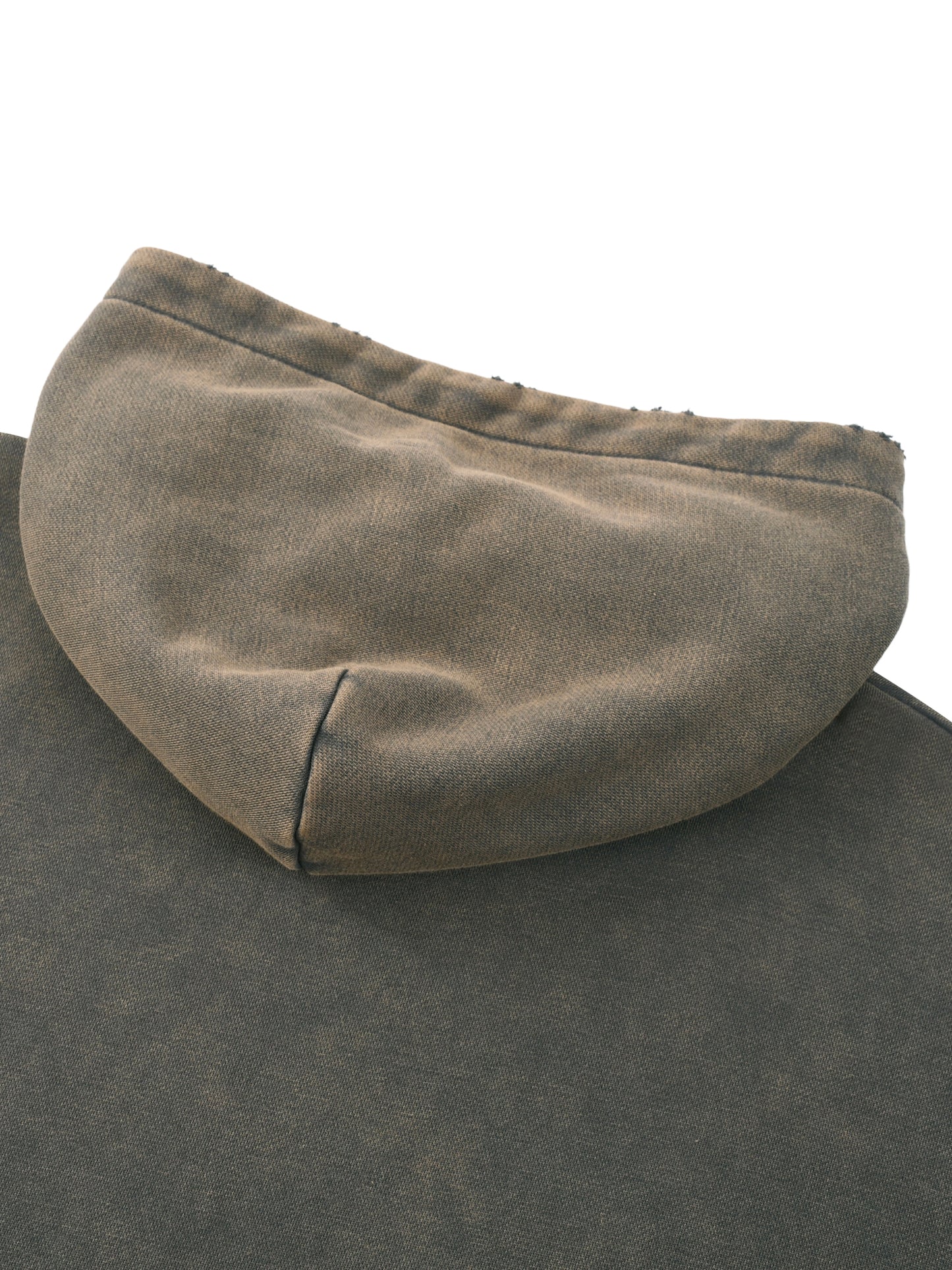 Minimal Traveler Vintage Faded Frayed-Hem Hoodie