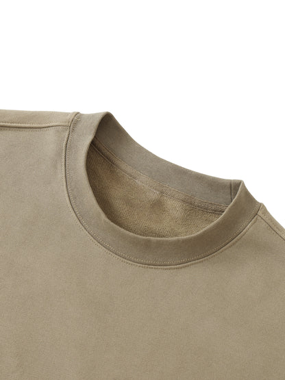 Minimal Traveler Heavyweight Patch Pocket Crewneck Sweatshirt