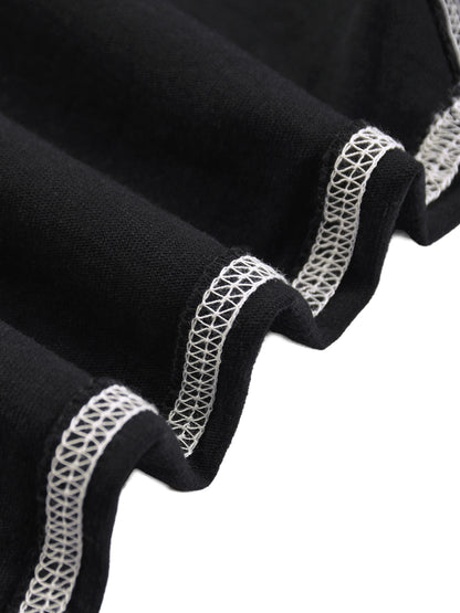 Minimal Traveler Contrast-Stitched Cotton T-Shirt