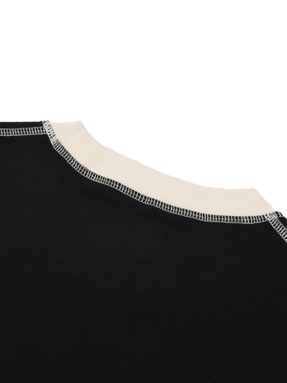 Minimal Traveler Contrast-Stitched Cotton T-Shirt