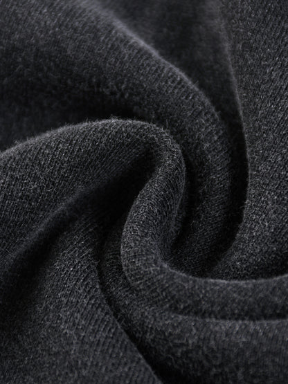 Minimal Traveler Snow Washed Tape Raw Edge Zip Hoodie